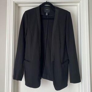 Forever 21 Black Open-Front Blazer